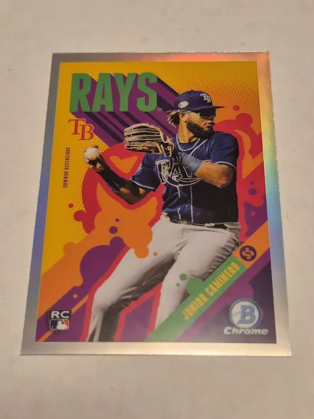 Junior Caminero (RC) 2024 Bowman Ascension "Case Hit " #BA-19 Rays