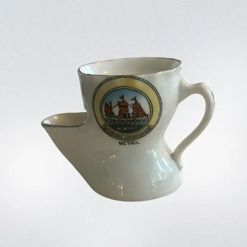 Shaving Scuttle Mug - Florentine - VTG