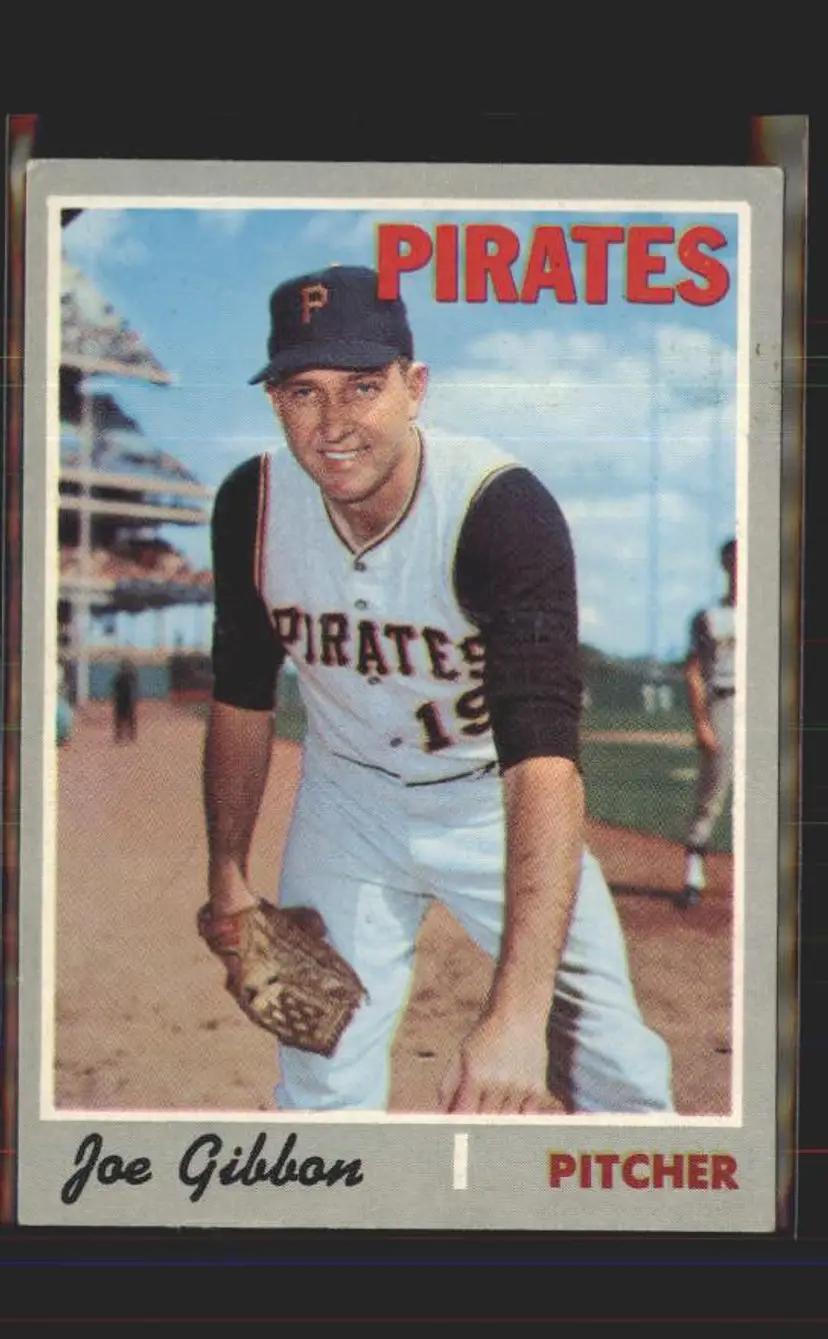 Joe Gibbon 1970 Topps #517 - (pk6) - Pittsburgh Pirates