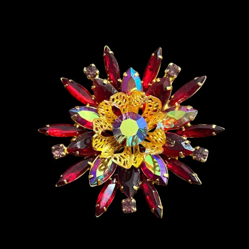 Rhinestone Brooch
