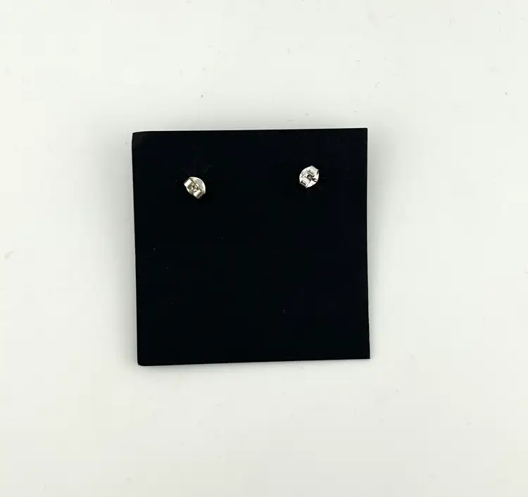 Sterling Silver Turquoise Pierced Earrings 1”