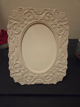 Vintage Lenox Oval Porcelain Picture Frame