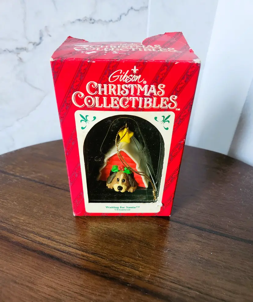 Gibson Christmas Collectibles Waiting for Santa Ornament