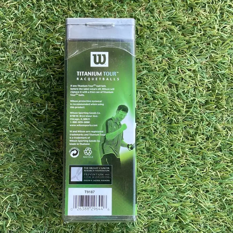 Racquet Balls Wilson Titanium Tour NEW