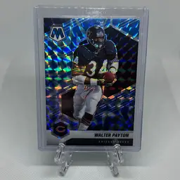 2021 Panini Mosaic Walter Payton  Chicago Bears Blue PRIZM