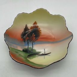 Vintage Hand Painted Noritake Decorative Dish Bowl