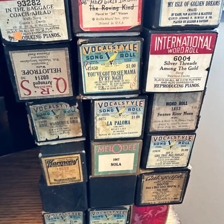 Antique Piano Rolls-Craft Supply