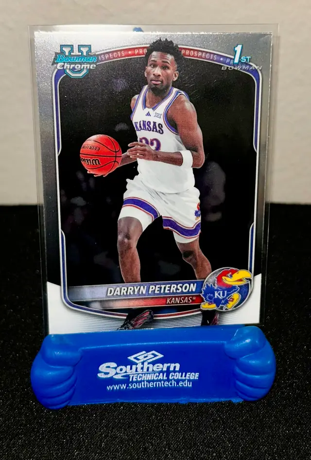 2025-26 Darryn Peterson Kansas Bowman 1st RC Card