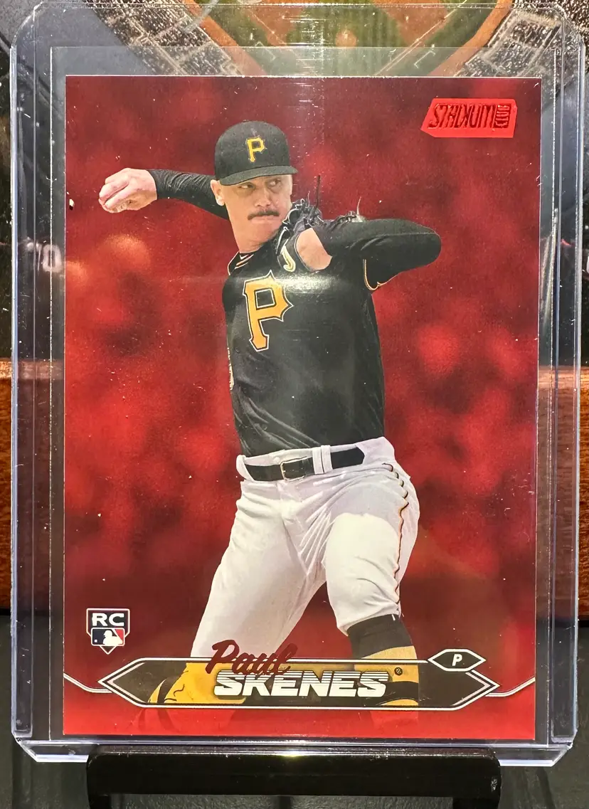 Paul Skenes Red Foil 2024 Stadium Club 237 Pittsburgh Pirates