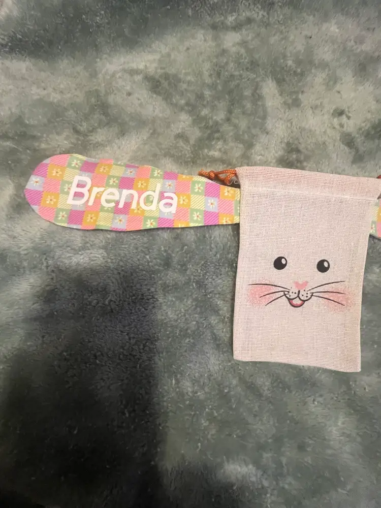 Personalized Bunny Gift Bag, Bunny Bag, Easter Bag, Party Favor