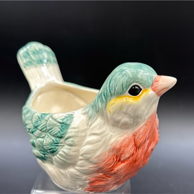 Heart And Home Designs bird planter, or candy dish