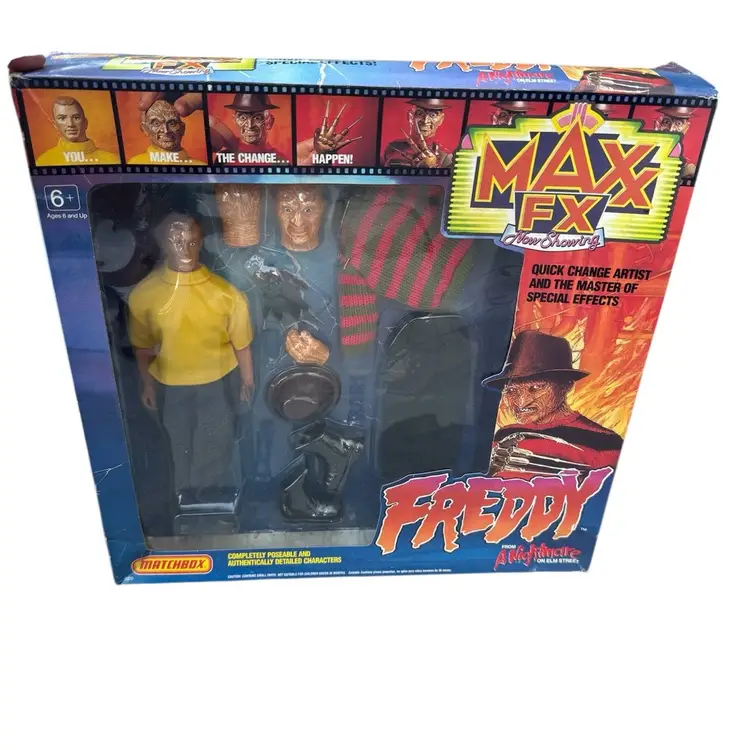 7. New 1989 Freddy Kruger Figure