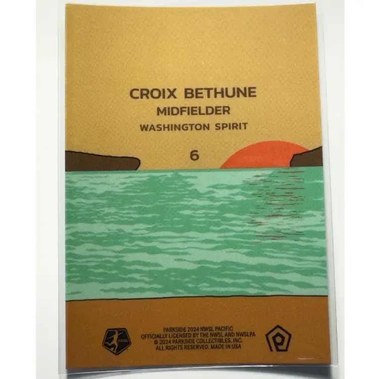 Croix Bethune 2024 Parkside Pacific Heat Wave #7 /75 - Jersey Number