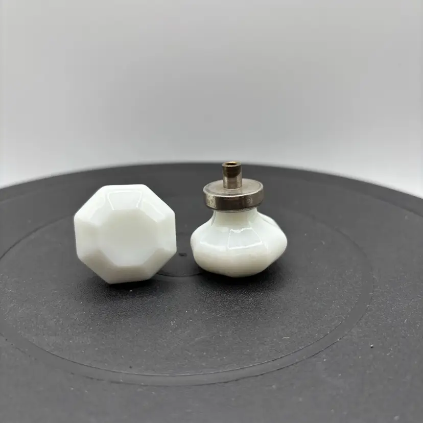Milk Glass Drawer Knobs