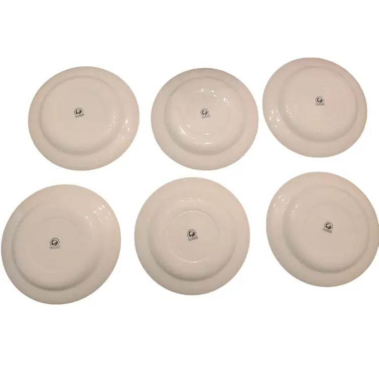 Churchill VTG Blue Peony Dinner Plates Set 6 England Size 10” Collectible