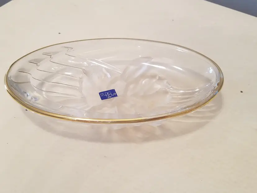 #234 Glass Iris Dish