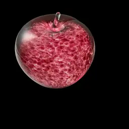 #30 Studio Art Glass Apple **As Is** Base Chip 3”T X 2.75” W