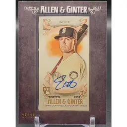 2021 Allen & Ginter Evan White /25