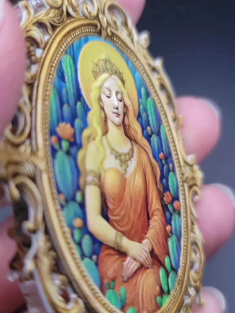 Textured Desert Goddess Ornament