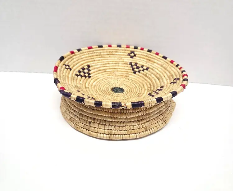 Native American Woven Basket Sweetgrass/Platform Tray Wall Hanging/Native American Design/Home Decor/Wall Hanging/Native American Wall Decor