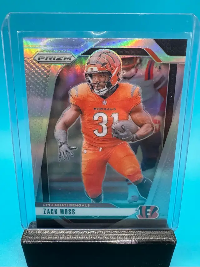 Zack Moss Panini Prizm Silver Cincinnati Bengals