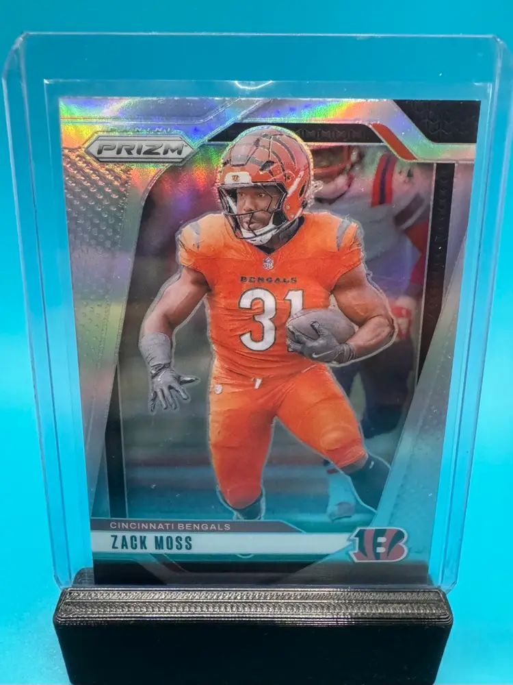 Zack Moss Panini Prizm Silver Cincinnati Bengals