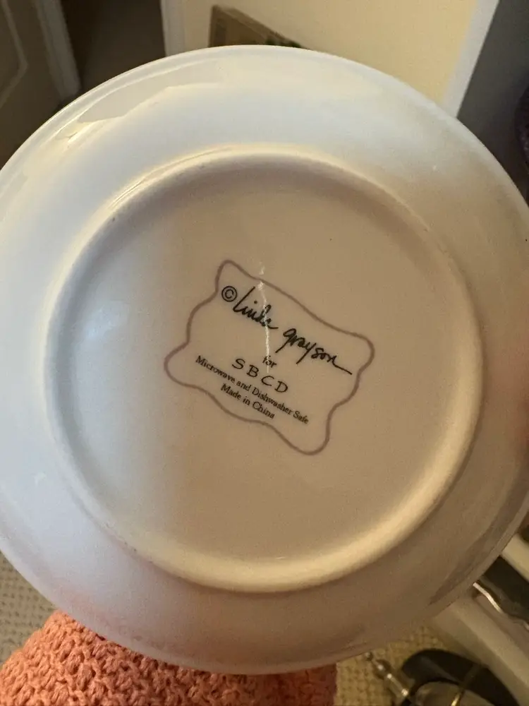 Linda Grayson Cute Shopping Plate