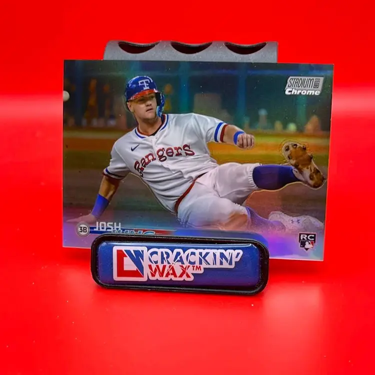 Josh Jung 2023 Topps Stadium Club Chrome RC Refractor Texas Rangers