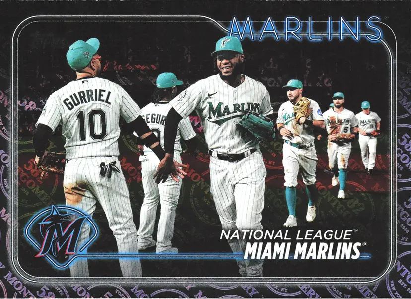 Miami Marlins - 2024 Topps 582 Montgomery Club Foil - Pick Your Card