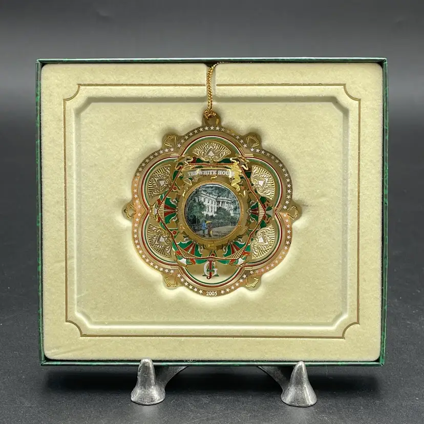 Official White House Christmas Ornament James A Garfield 2005 in Original Box