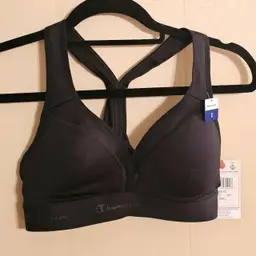 Champion Curvy Moderate Support Small Black Sports Bra (32B, 32C, 34A, 34B)