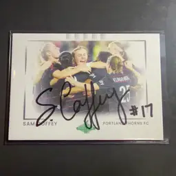 Sam Coffey On Card Auto - 2022 Parkside Paramount - Portland Thorns - NWSL Women’s Soccer