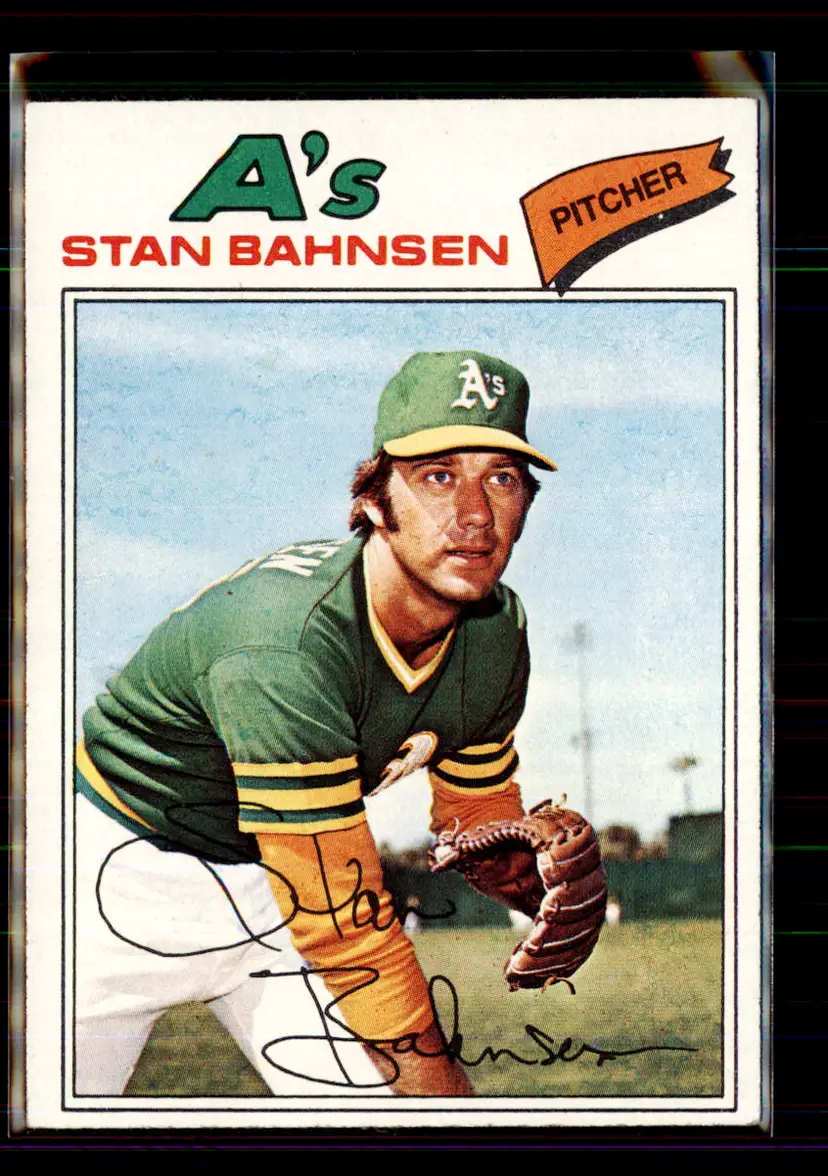 Stan Bahnsen 1977 Topps #383 - (144) - Oakland Athletics