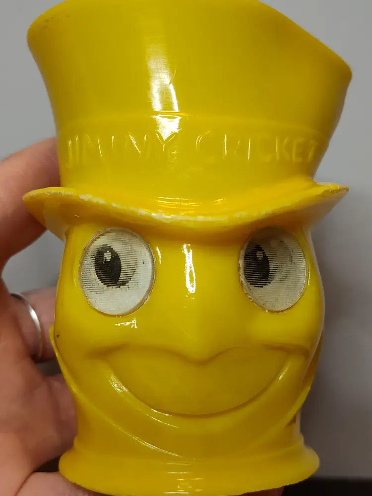 1960's Disney Jiminy Cricket Milk Cup