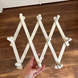 Vintage Wooden Peg Rack