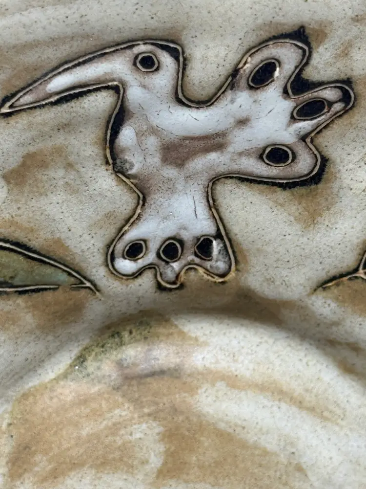 Mara Pottery Bowl 8” Signed