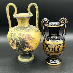 Pair Of Greek Urn Vases