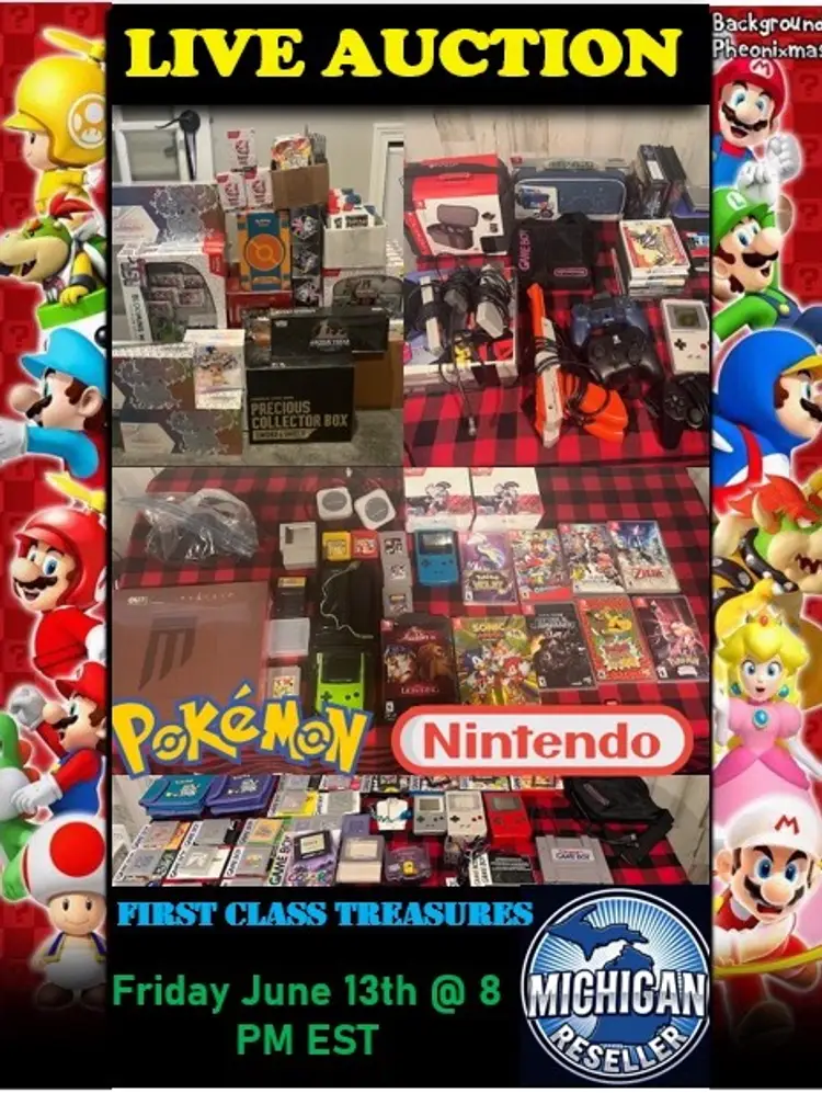 Retro Video Games And Sealed Pokemon $2 Starts 🔥🔥🔥🔥🔥