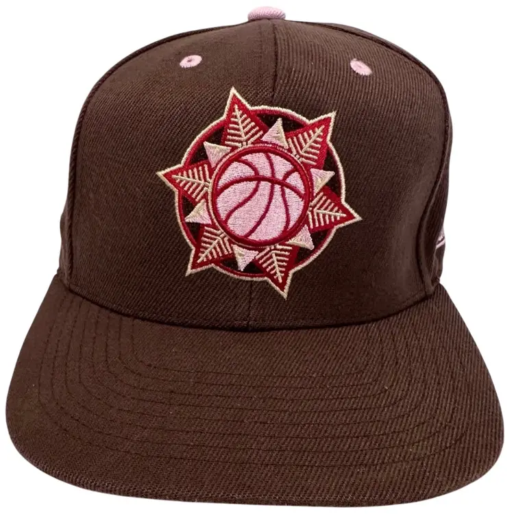 Utah Jazz NBA Draft Brown Sugar Bacon by Mitchell & Ness Fitted Hat - 7 1/2