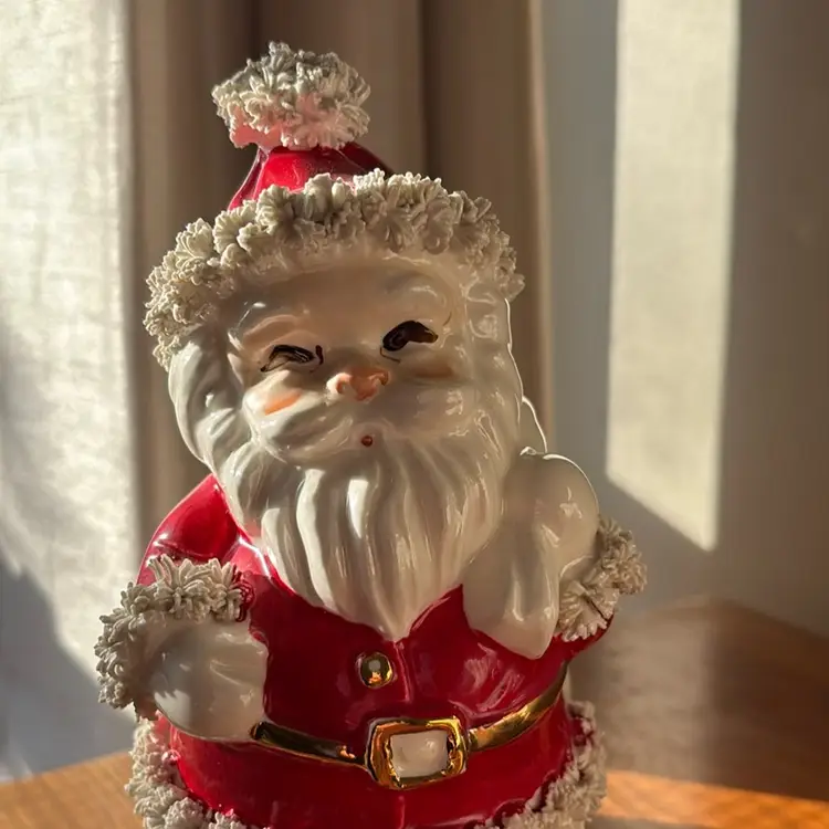 Napco Vintage Santa Planter