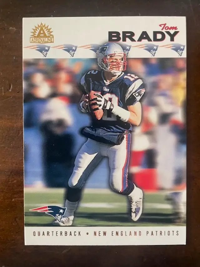 2002 Tom Brady Pacific Adrenaline #163