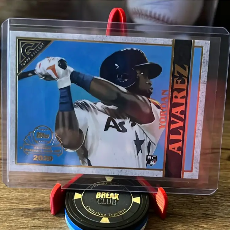 Yordan Alvarez 2020 Topps Gallery National Baseball Card Day RC Houston Astros