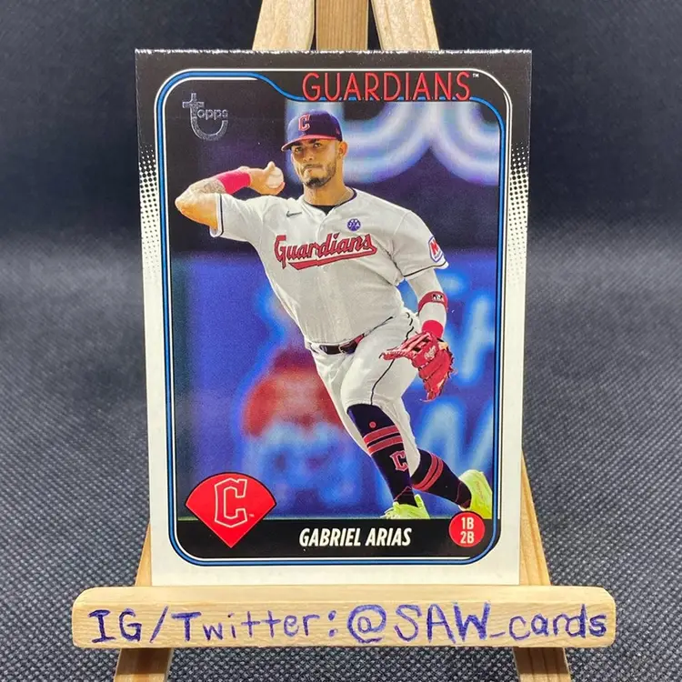 Gabriel Arias 2024 Topps Series 2 Vintage Stock /99 Cleveland Guardians