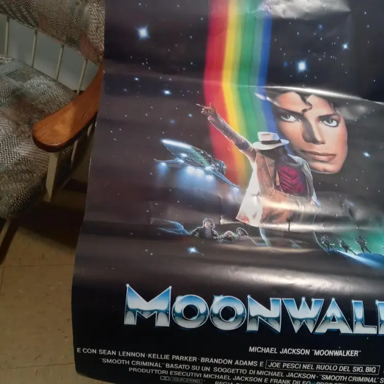 1988 Micheal Jackson Moonwalker Poster
