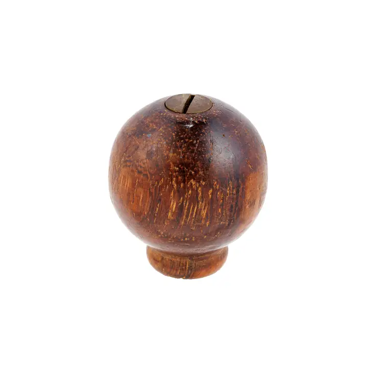 Rosewood Knob For Stanley No. 45 Combination Planes (replacement brass nut)
