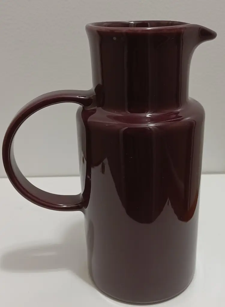 Emile Henry Pitcher; #1510 Mulberry; Made In France