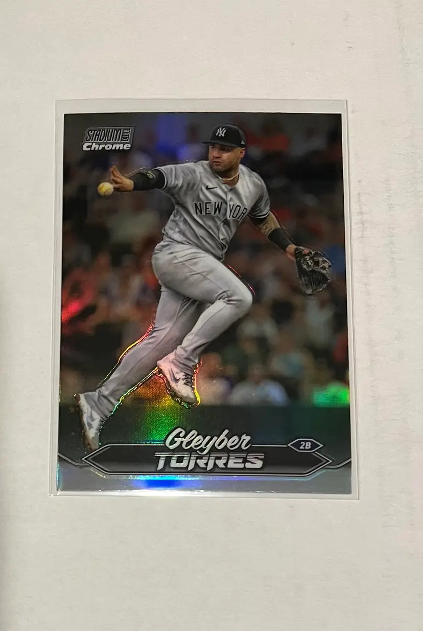 Gleyber Torres Stadium Club Chrome Refractor New York Yankees