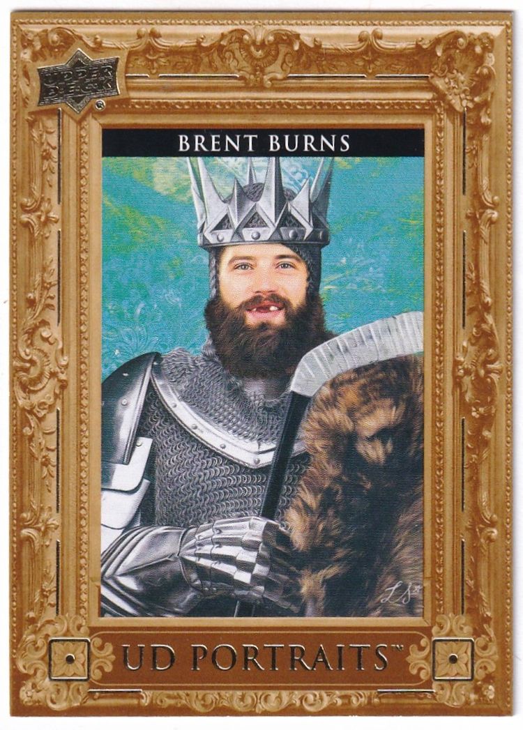 2023-24 Upper Deck UD Portraits #P41 Brent Burns Carolina Hurricanes Hockey Card