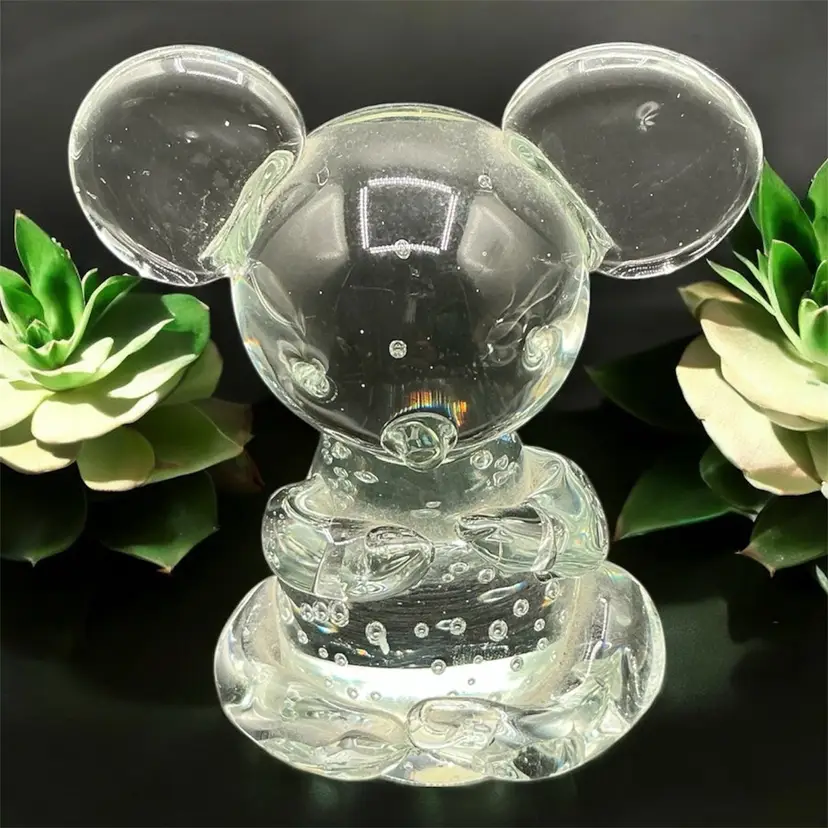 Koala Solid Glass Paperweight Bullicante 4” Tall 10oz