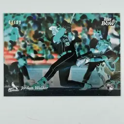 Jordan Walker 2023 Topps Black & White Negative /99 St. Louis Cardinals